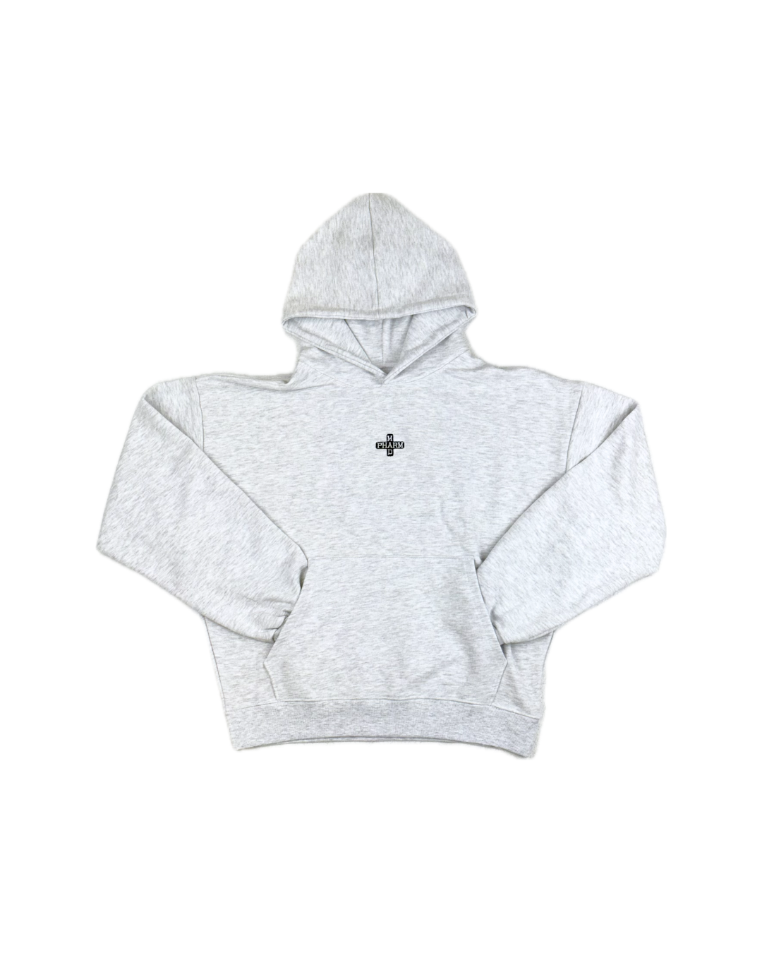 HOODIE 001 WHITE MELANGE