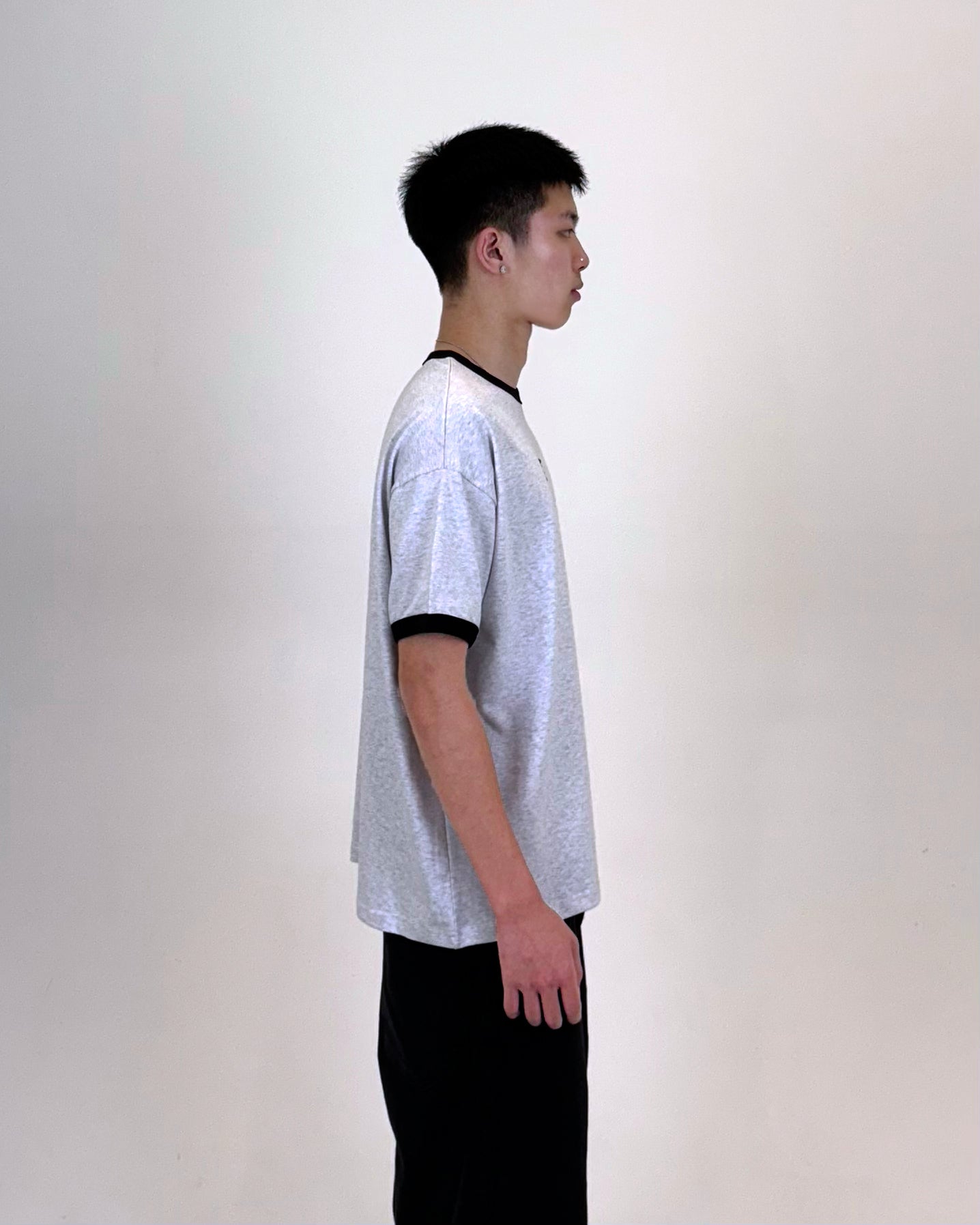 RINGER T-SHIRT 001 WHITE