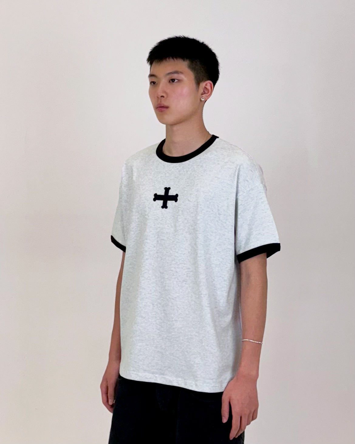 RINGER T-SHIRT 001 WHITE