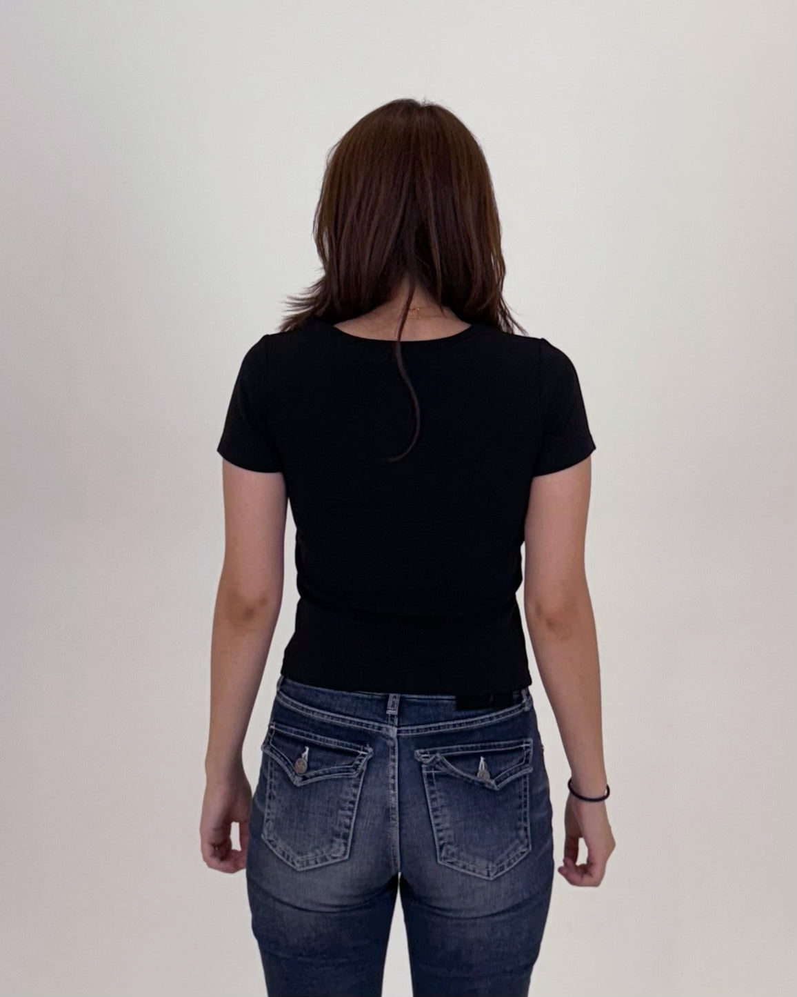 FEMALE SLIM FIT SHIRT 001 BLACK