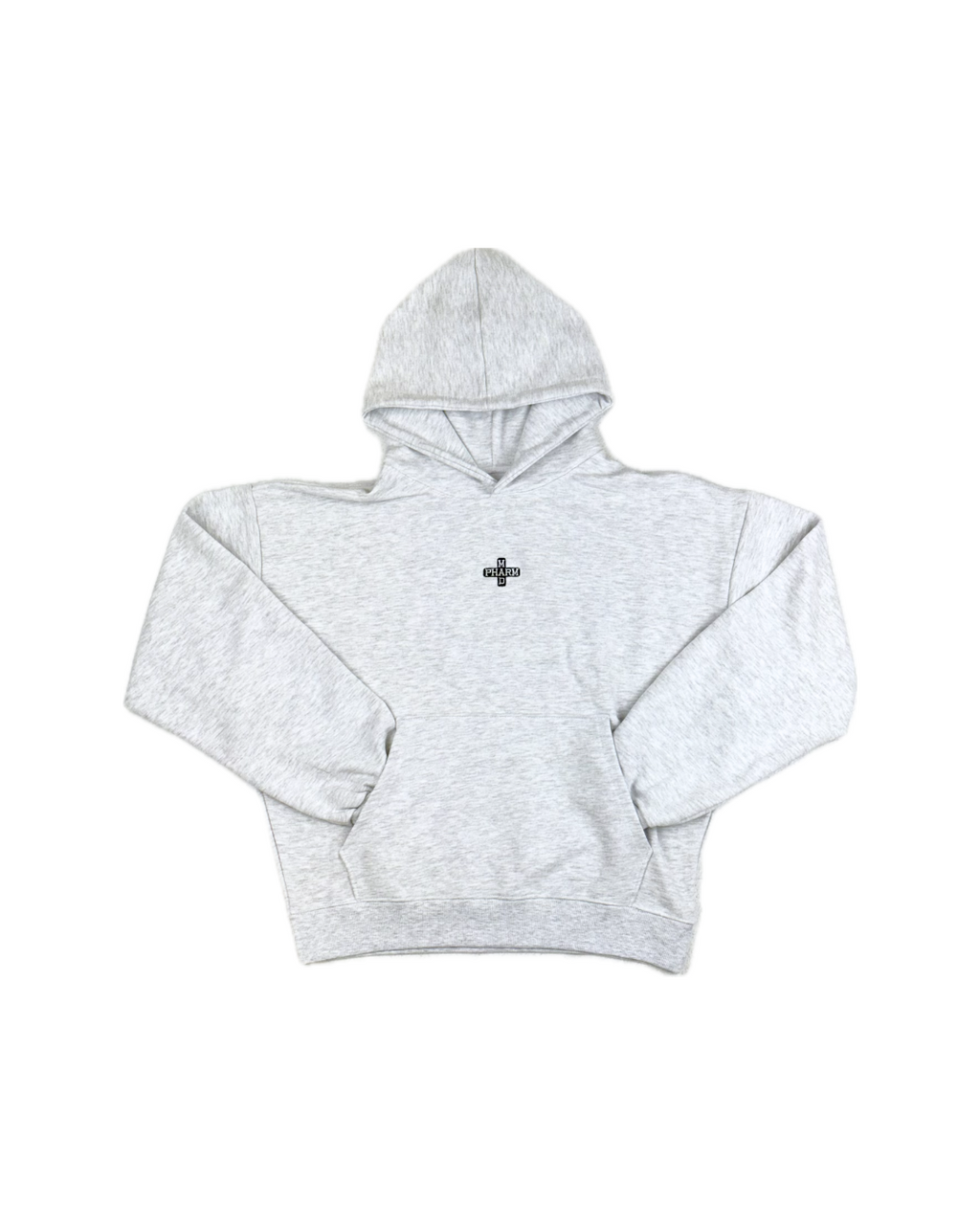 HOODIE 001 WHITE MELANGE