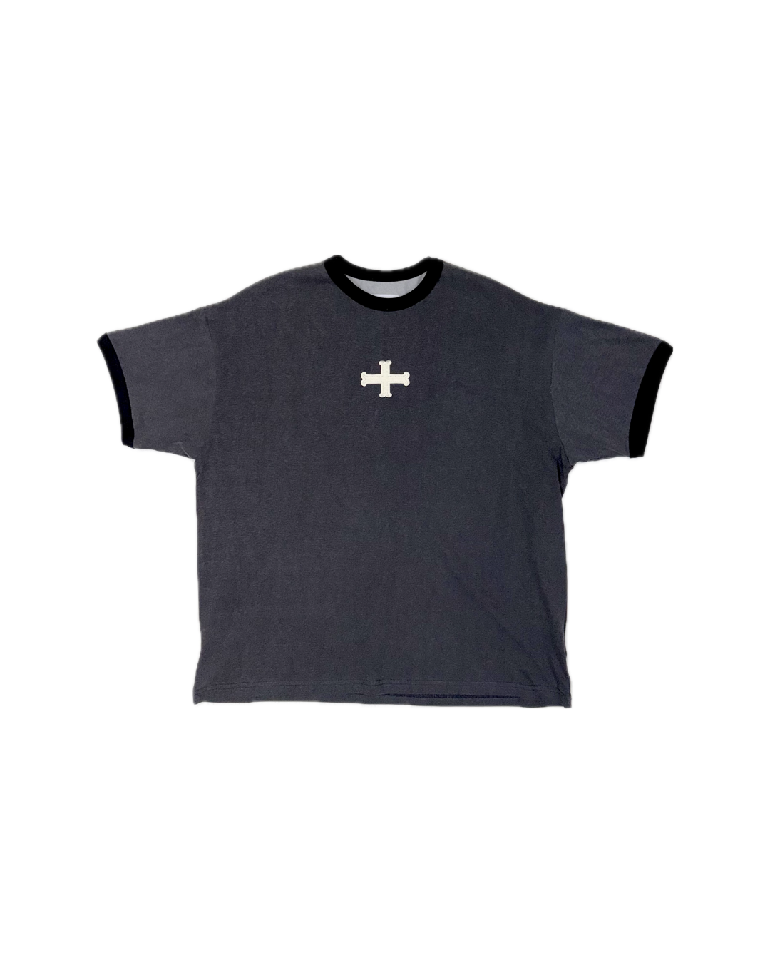 RINGER T-SHIRT 001 BLACK