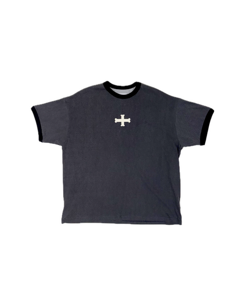 RINGER T-SHIRT 001 BLACK