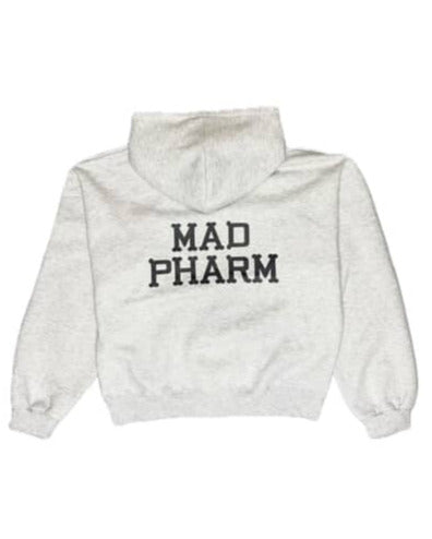 HOODIE 002 MELANGE WHITE
