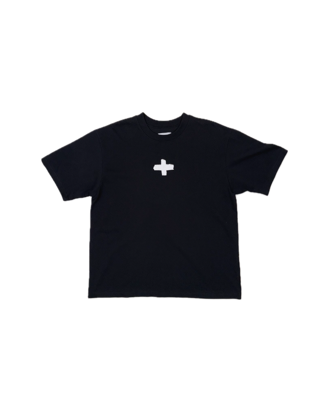 CROPPED T-SHIRT 001 BLACK