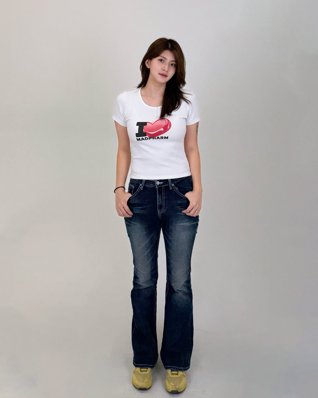 FEMALE SLIM FIT SHIRT 001 WHITE