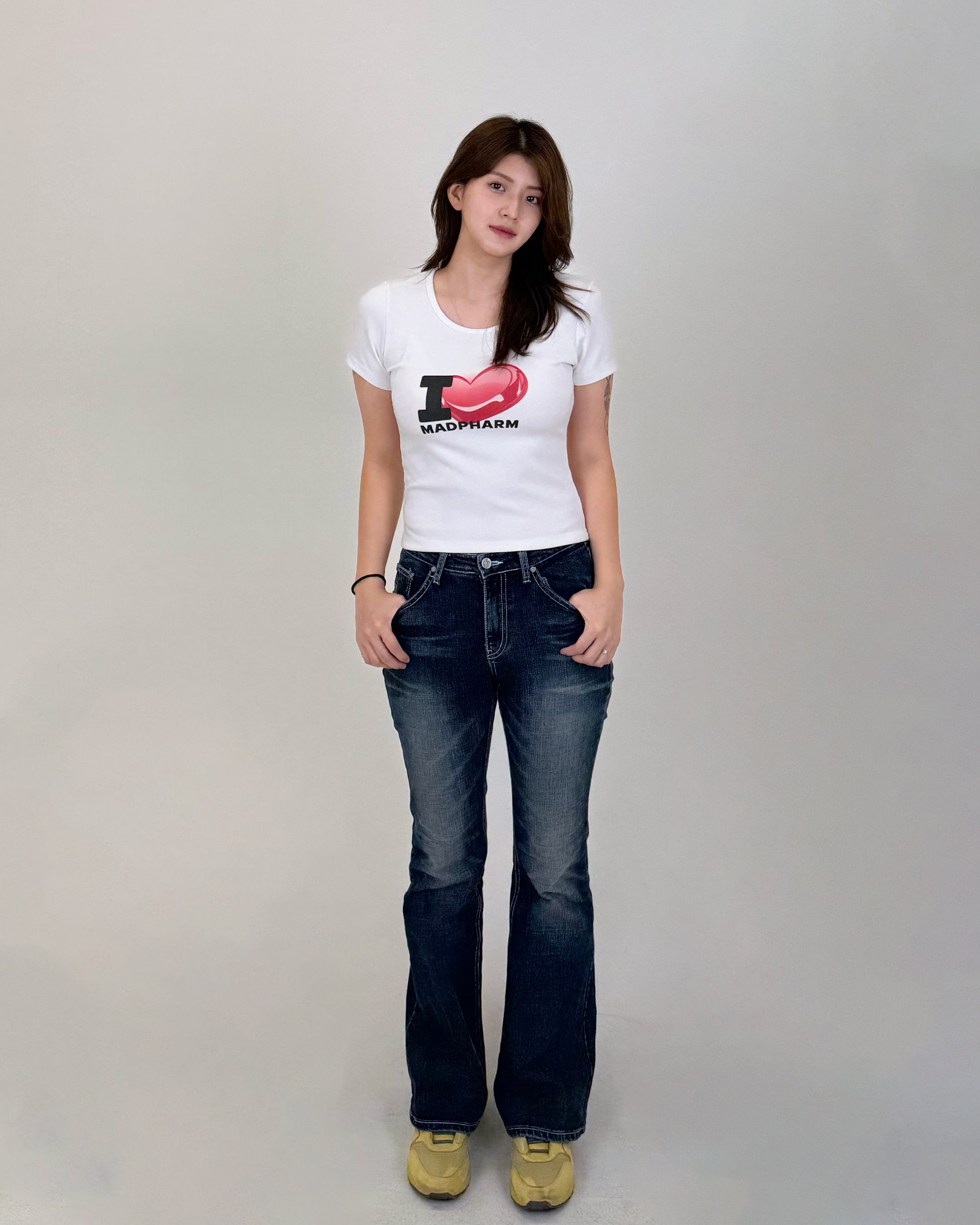 FEMALE SLIM FIT SHIRT 001 WHITE