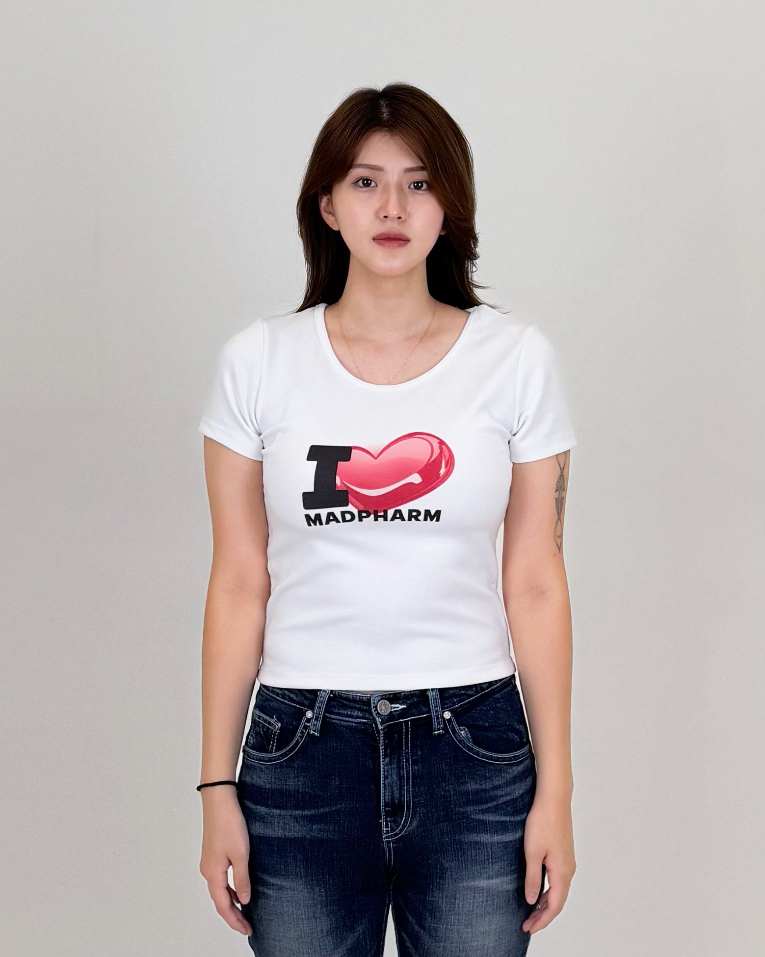 FEMALE SLIM FIT SHIRT 001 WHITE