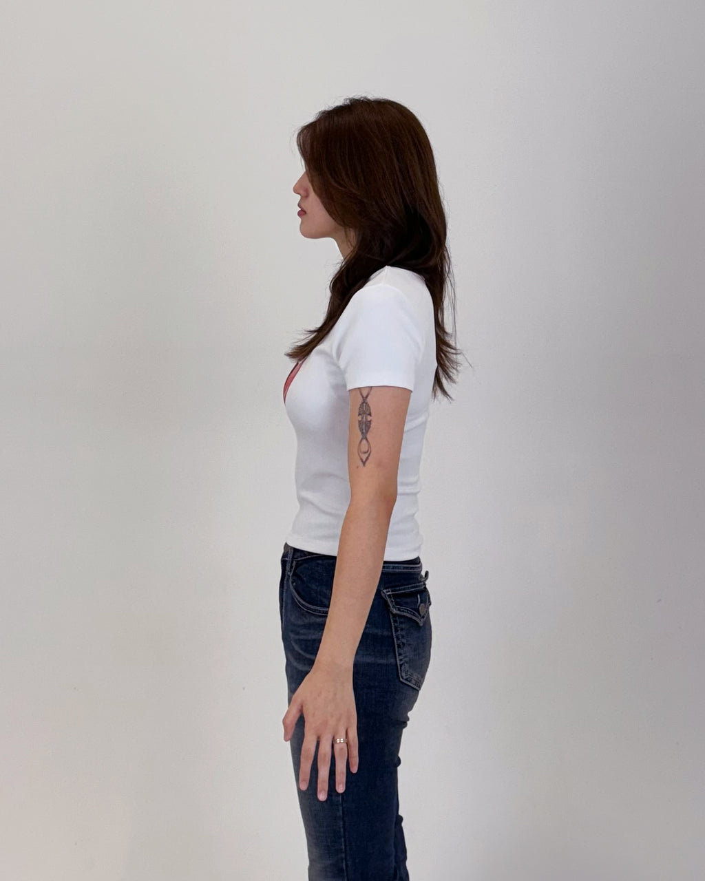 FEMALE SLIM FIT SHIRT 001 WHITE