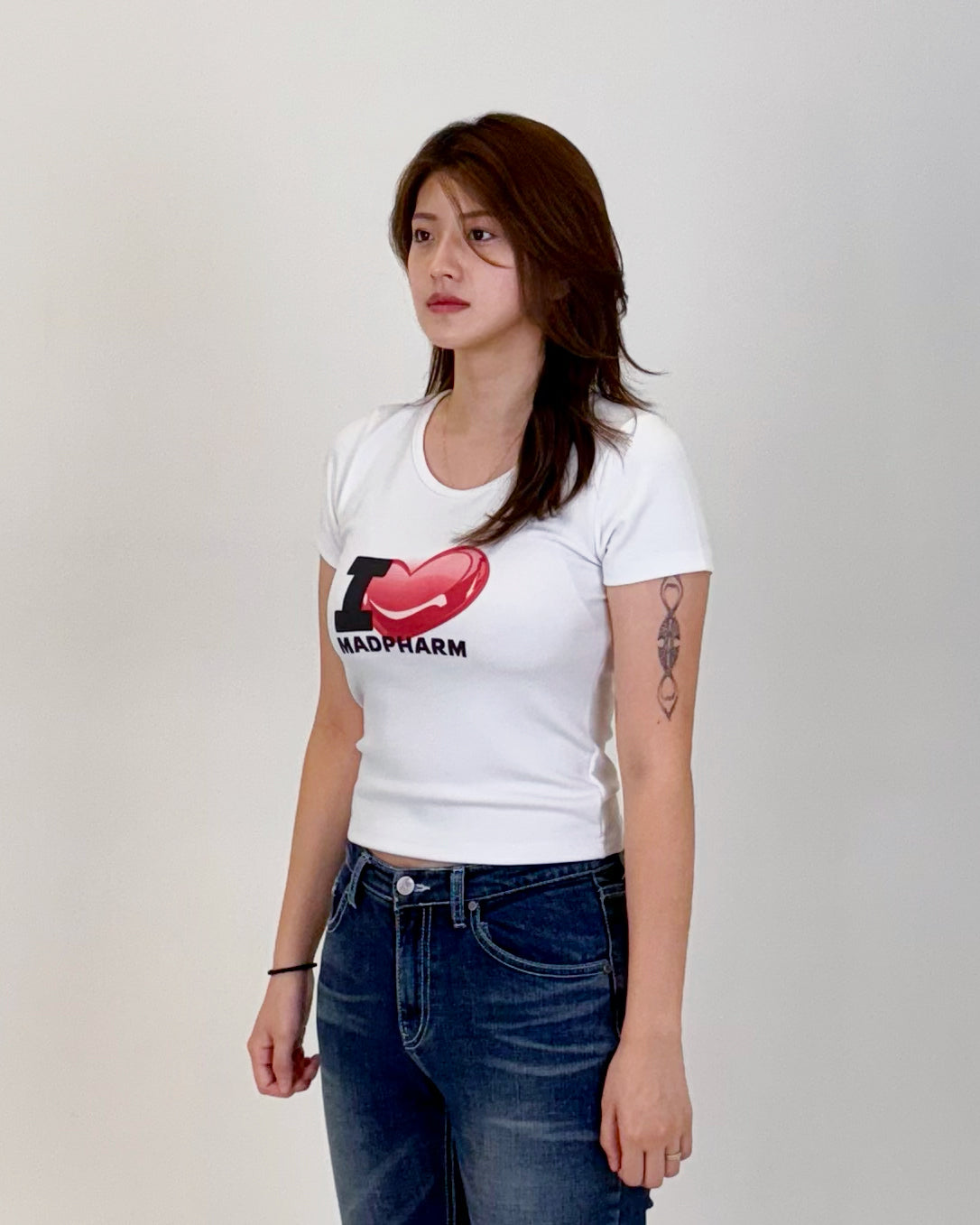 FEMALE SLIM FIT SHIRT 001 WHITE