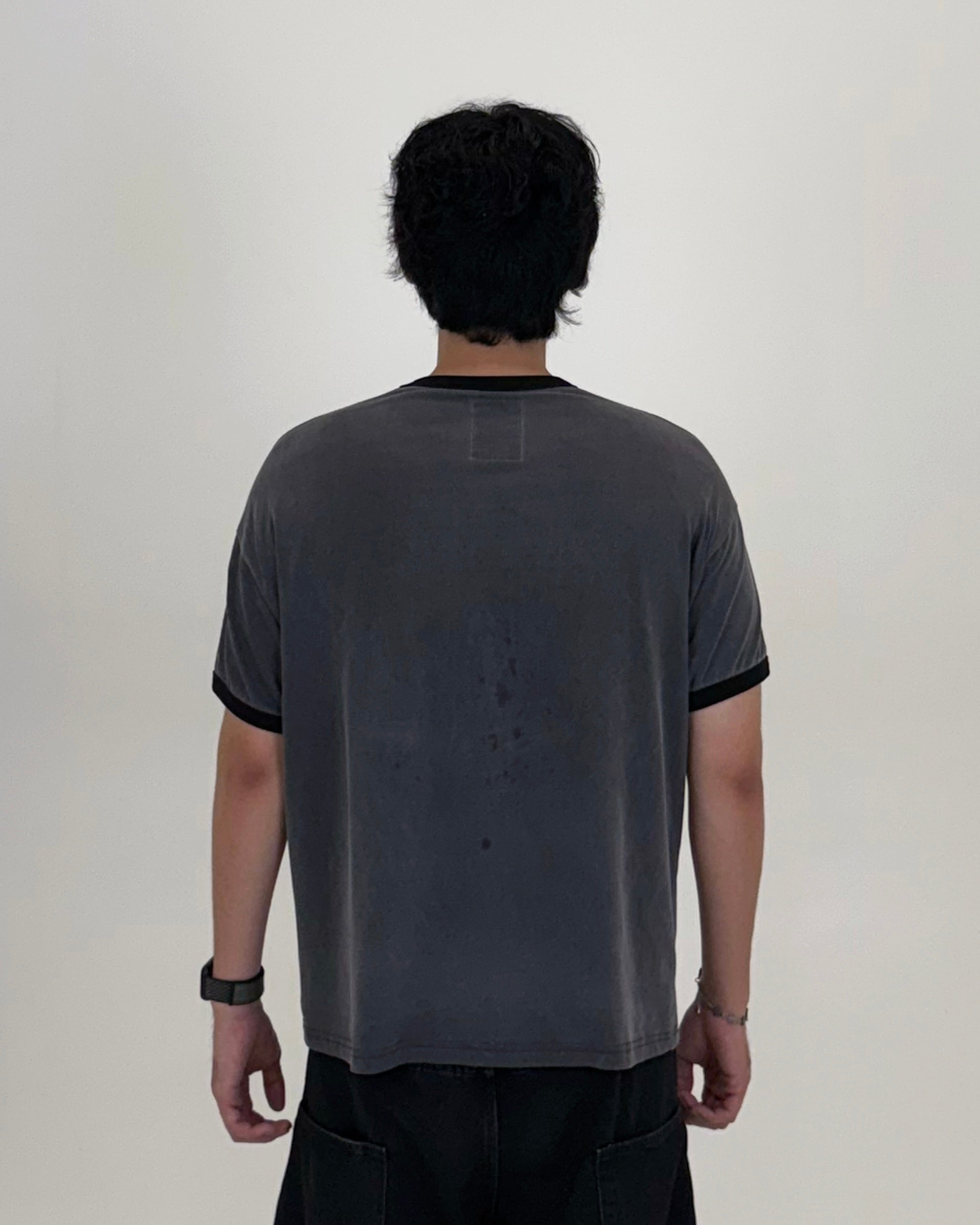 RINGER T-SHIRT 001 BLACK