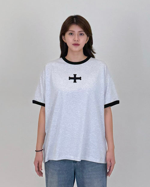 RINGER T-SHIRT 001 WHITE