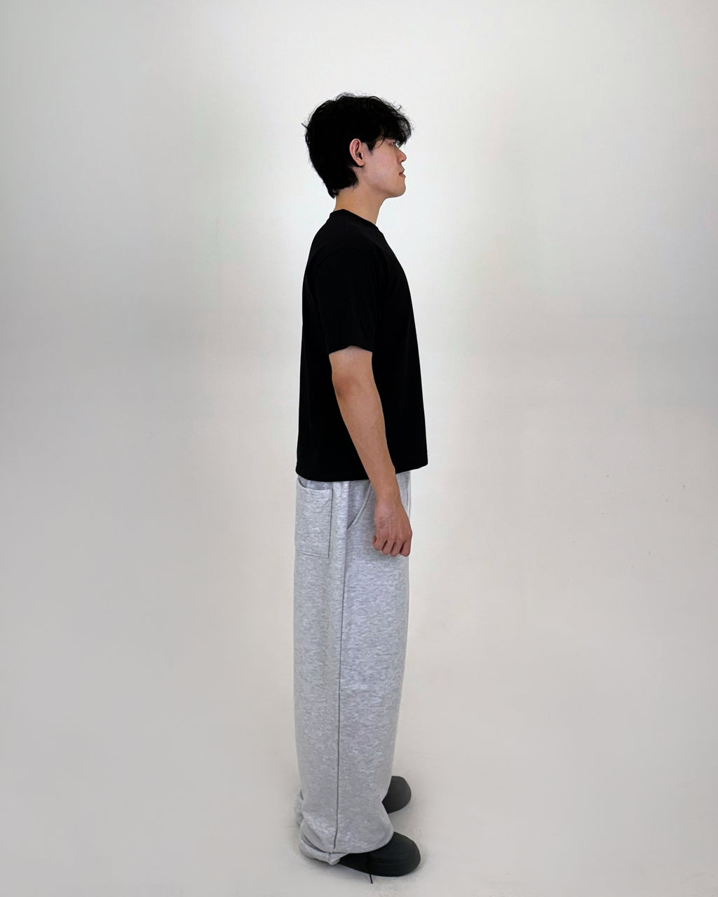 PANTS 001 WHITE MELANGE